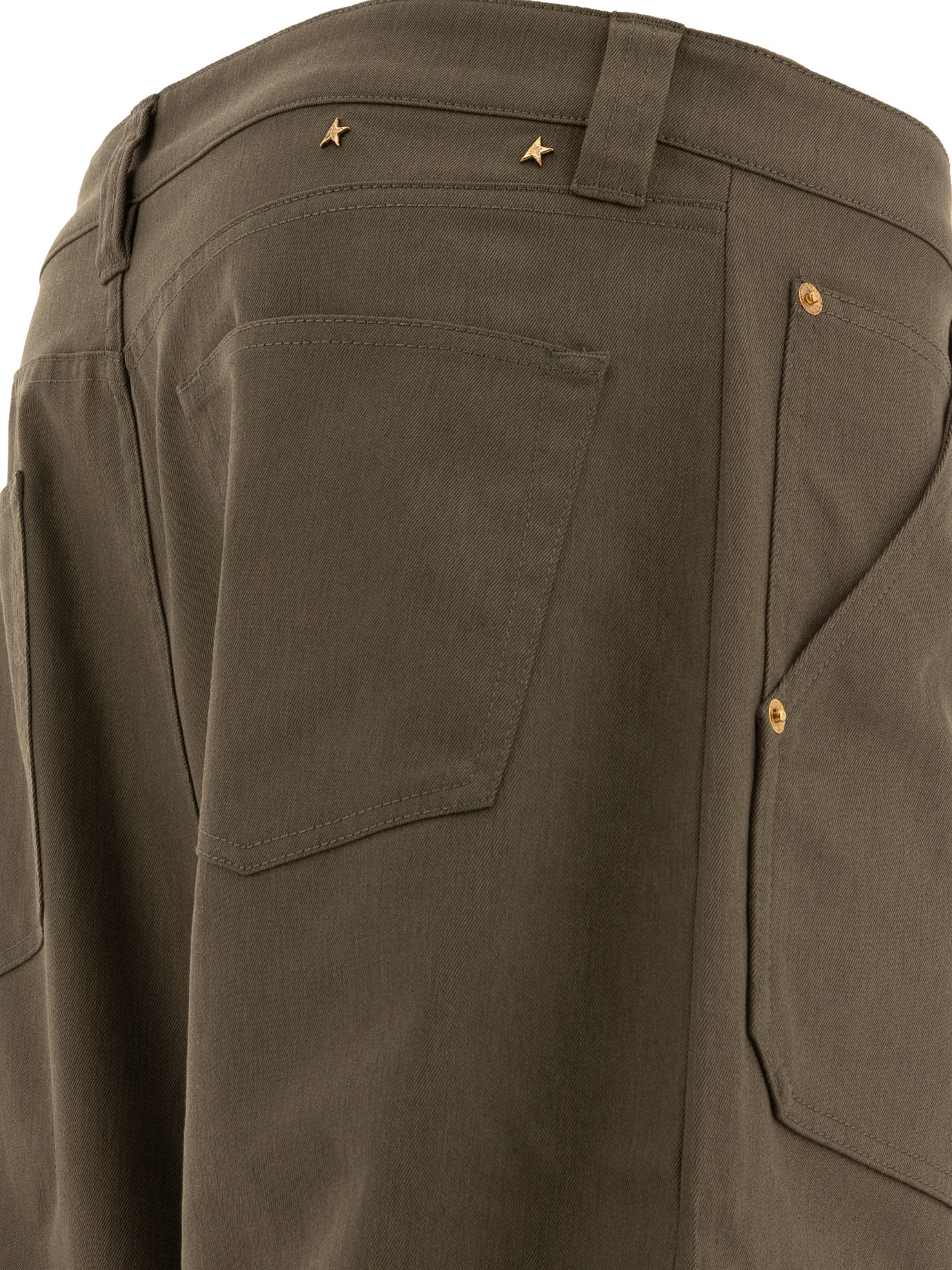 GOLDEN GOOSE Green Leniin cargo trousers